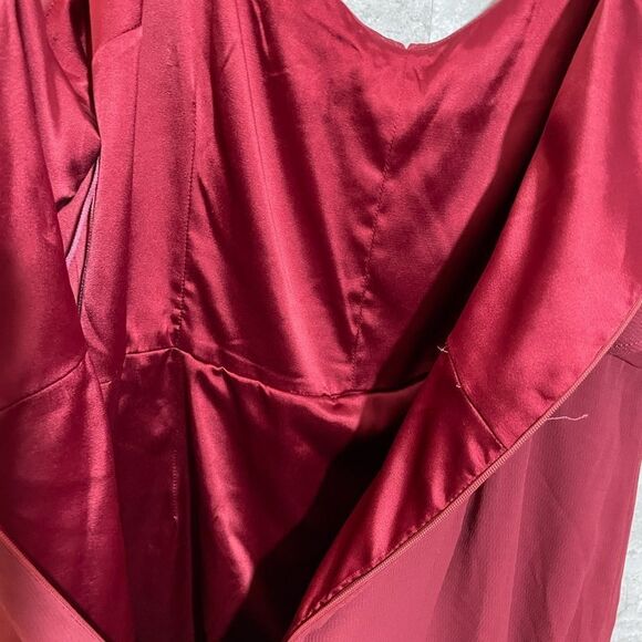 NWT Cooper St. Women’s  Mulberry Red Capulet Dress  Size 12 - Picture 10 of 13